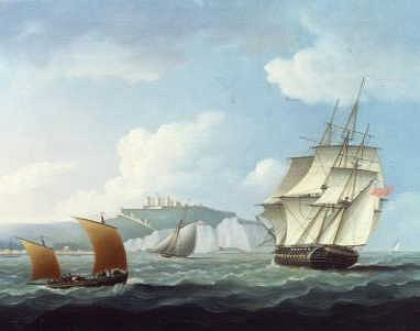 Photo of "SHIPPING OFF DOVER CASTLE, ENGLAND" by THOMAS BUTTERSWORTH