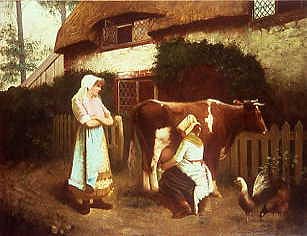 Photo of "THE MILKMAIDS" by H.E. MORELLE