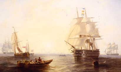 Photo of "ROWING BACK WITH SUPPLIES" by JOHN WILSON CARMICHAEL
