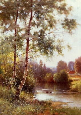 Photo of "LANDSCAPE NEAR SONNING ON THAMES, ENGLAND" by ERNEST PARTON