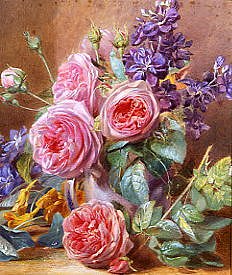 Photo of "A STILL LIFE OF ROSES" by MARY MARGETTS