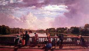 Photo of "VIEW OF THE SERPENTINE FROM THE BRIDGE,1851" by WILLIAM J. (ACTIVE 1849- FERGUSON