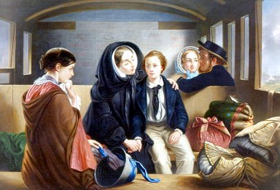 Photo of "TRAVELLING SECOND CLASS-THE PARTING" by ABRAHAM SOLOMON