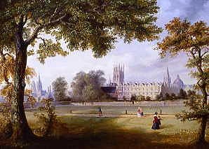 Photo of "CHRISTCHURCH FROM MERTON FIELDS, OXFORD" by RICHARD BANKES HARRADEN