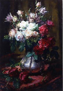 Photo of "RED AND WHITE ROSES" by FRANS (COPYRIGHT EUROPE MORTELMANS