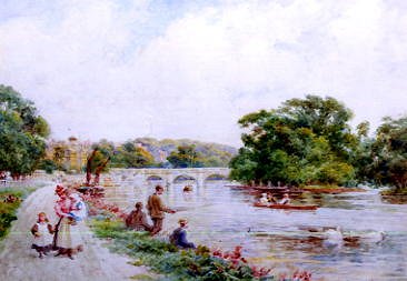 Photo of "A VIEW OF RICHMOND ON THAMES" by WALTER DUNCAN