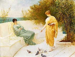 Photo of "ON THE TERRACE" by HENRY THOMAS SCHAFER
