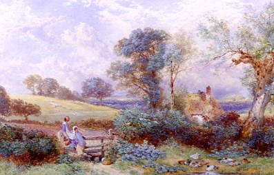 Photo of "AT THE POND" by MYLES BIRKET FOSTER