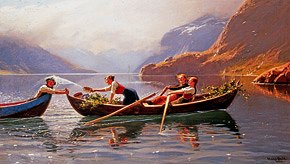 Photo of "FROLICKING ON THE LAKE" by HANS DAHL