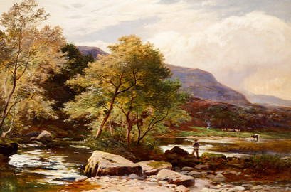 Photo of "THE RIVER CONWAY, NORTH WALES" by SIDNEY RICHARD PERCY