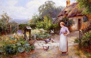 Photo of "FEEDING THE DOVES" by ERNEST (WAS PN0722) WALBOURN