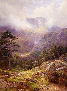 Photo of "THE CONISTON VALLEY, THE LAKE DISTRICT, CUMBRIA, ENGLAND" by WILLIAM LAKIN TURNER