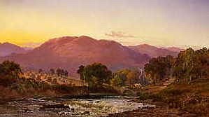 Photo of "A VIEW OF LLANGOLLEN PASS, WALES" by ALFRED DE BREANSKI
