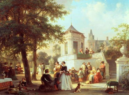 Photo of "THE GARDEN PARTY, 1854" by JAN RUYTEN