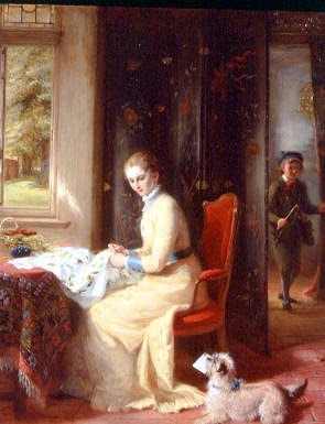 Photo of "THE LOVE LETTER" by GEORGE BERNARD O'NEILL