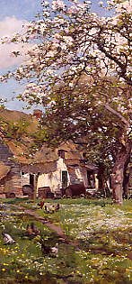 Photo of "SPRING IN THE ORCHARD" by ALFRED WILLIAM PARSONS