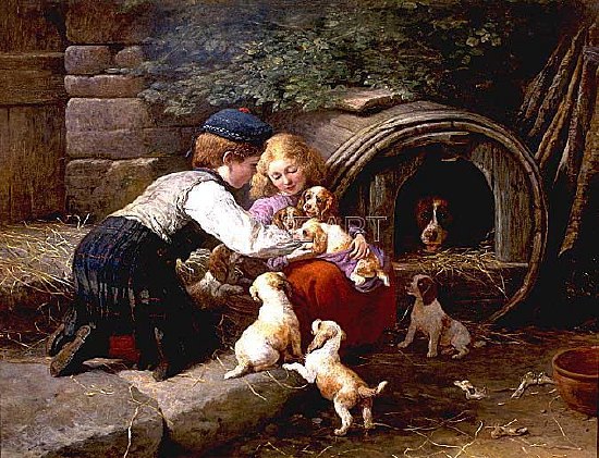 Photo of "AMONGST THE PETS" by JOHN WILLIAM BOTTOMLEY