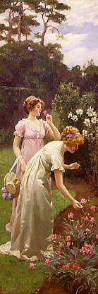 Photo of "PICKING FLOWERS FOR A POSY" by CHARLES HAIGH-WOOD