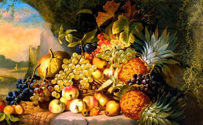 Photo of "A STILL LIFE OF EXOTIC FRUIT" by CHARLES (LIFESPAN DATES STUART