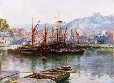 Photo of "A VIEW OF WHITBY" by J. VALENTINE DAVIS