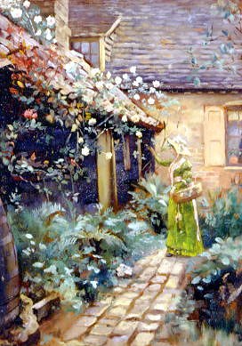 Photo of "PICKING ROSES" by GEORGE G. SMITH