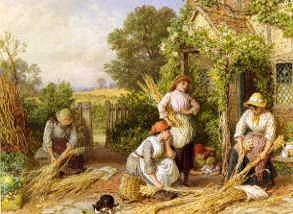 Photo of "THE RETURN OF THE GLEANERS" by MYLES BIRKET FOSTER