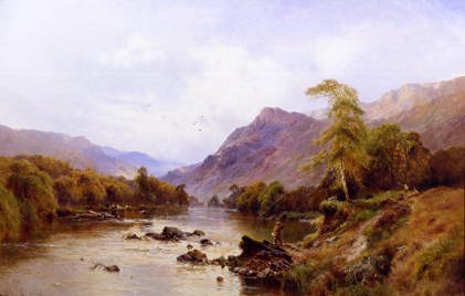 Photo of "THE LLEDR VALLEY, BETWS-Y-COED, NORTH WALES" by ALFRED DE BREANSKI