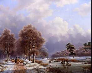 Photo of "A BRIGHT WINTER'S DAY" by GERARDUS HENDRIKS