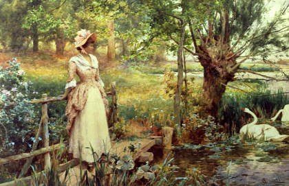 Photo of "A REVERIE BY THE RIVER" by ALFRED AUGUSTUS JNR. GLENDENING