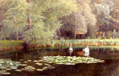 Photo of "THE LILY POND" by EDWARD R. TAYLOR