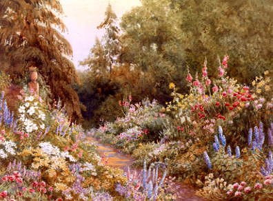 Photo of "THE HERBACIOUS BORDER" by EVELYN L. (REVIVED COPYR ENGLEHEART