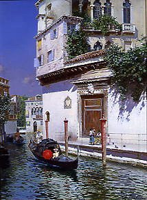Photo of "A SIDE CANAL IN VENICE" by RUBENS (IN COPYRIGHT IN SANTORO