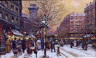 Photo of "CHRISTMAS SHOPPING, PARIS, FRANCE" by EUGENE GALIEN (IN COPYRI LALOUE