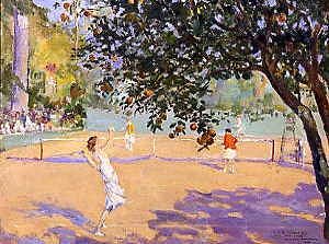 Photo of "A GAME OF DOUBLES (REVIVED COPYRIGHT-EXTRA FEE-CHECK FAP)" by SIR JOHN LAVERY