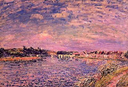 Photo of "THE RIVER SEINE, FRANCE" by ALFRED SISLEY