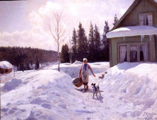 Photo of "A BRIGHT WINTER'S DAY" by PEDER MORK (IN COPYRIGHT MONSTED