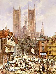 Photo of "A VIEW OF LINCOLN CATHEDRAL, ENGLAND" by LOUISE RAYNER