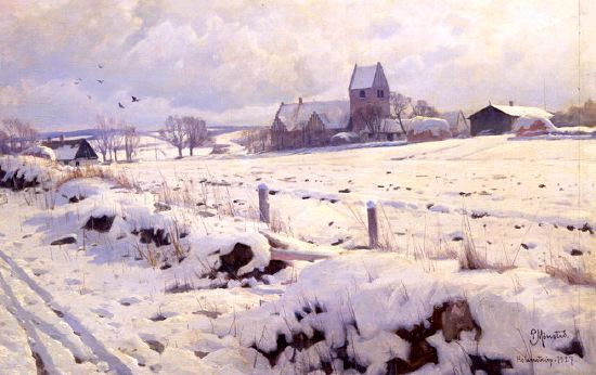 Photo of "A FROSTY MORNING" by PEDER MORK (IN COPYRIGHT MONSTED