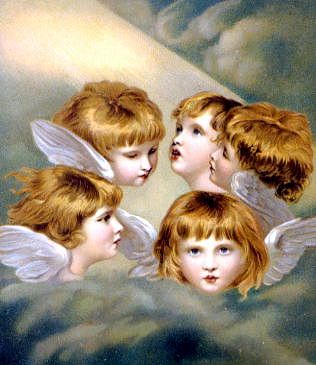 Photo of "ANGELS" by SIR JOSHUA (PRINT AFTER) REYNOLDS