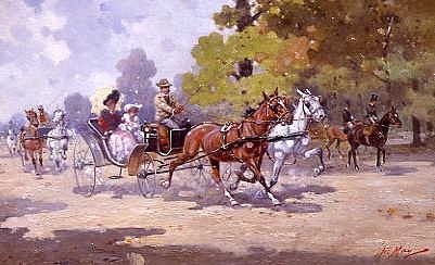 Photo of "A SUMMERY DAY IN HYDE PARK" by FRANK (LIFESPAN DATES NO MAY