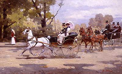 Photo of "AN OUTING IN HYDE PARK" by FRANK (LIFESPAN DATES NO MAY