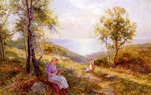 Photo of "SPRINGTIME IN DORSET, ENGLAND" by ERNEST WALBOURN