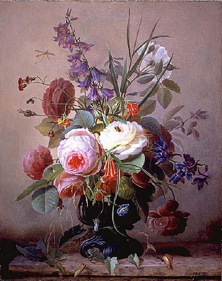 Photo of "A STILL LIFE OF SUMMER FLOWERS" by HANS HERMANN