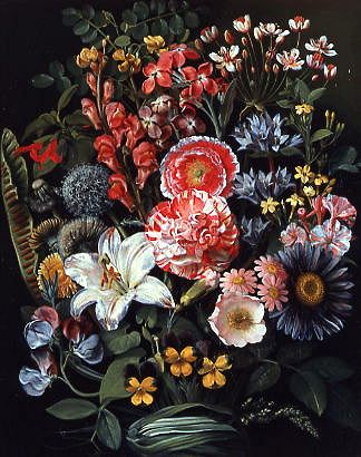 Photo of "A STILL LIFE OF EXOTIC FLOWERS" by ELISE BRUYERE