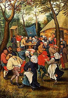 Photo of "THE WEDDING DANCE" by PIETER THE YOUNGER BRUEGHEL