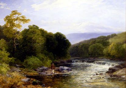 Photo of "FISHING ON A PEACEFUL RIVER" by JOHN BRANDON (ACTIVE 185 SMITH