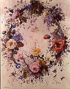 Photo of "A FLOWER GARLAND" by FANNY (LIFESPAN DATES NO BURAT