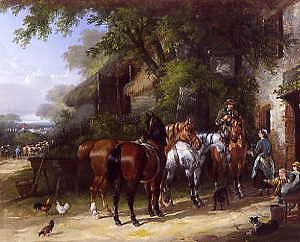 Photo of "THE HORSE FAIR, AT THE SWAN INN" by HENRY AND CHARLES SHAYER