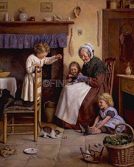 Photo of "PLAYING WITH THE KITTEN" by JOSEPH CLARK