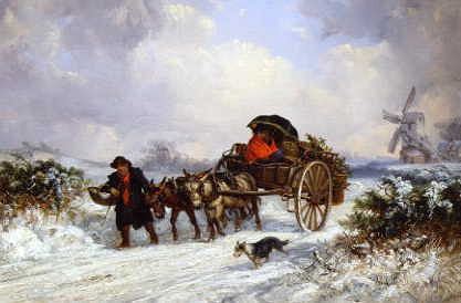 Photo of "HOME FROM MARKET WITH THE CHRISTMAS HOLLY" by THOMAS SMYTHE